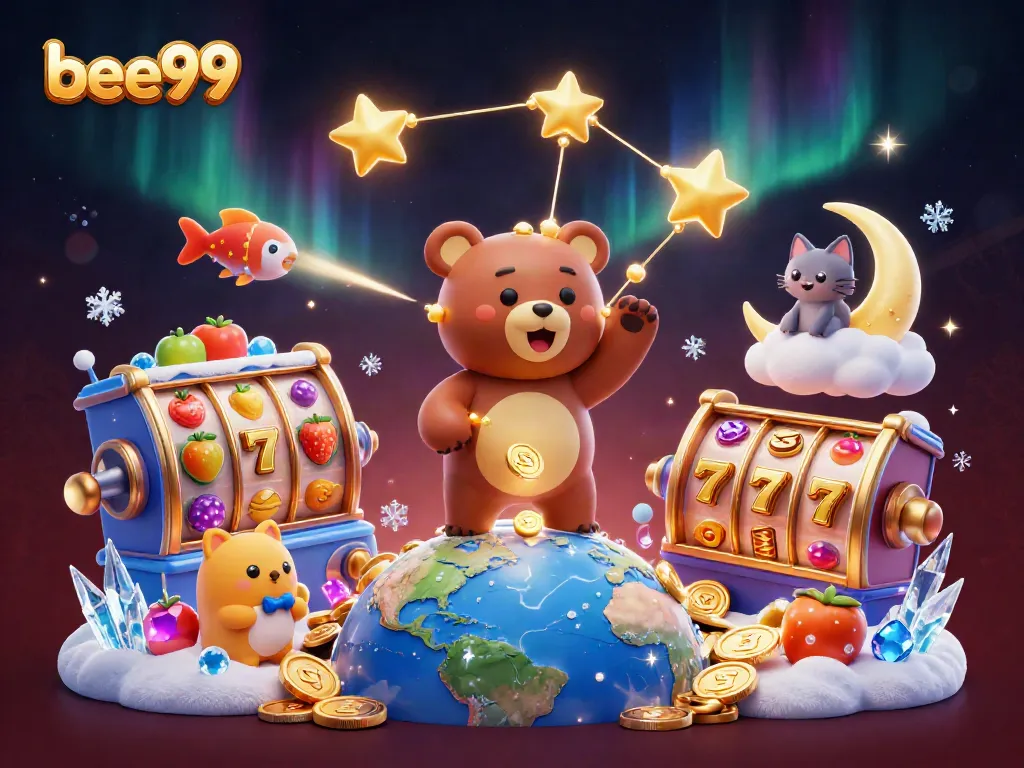 Experience exhilarating wins with bee999's dynamic slot game featuring golden stars and lucky symbols.