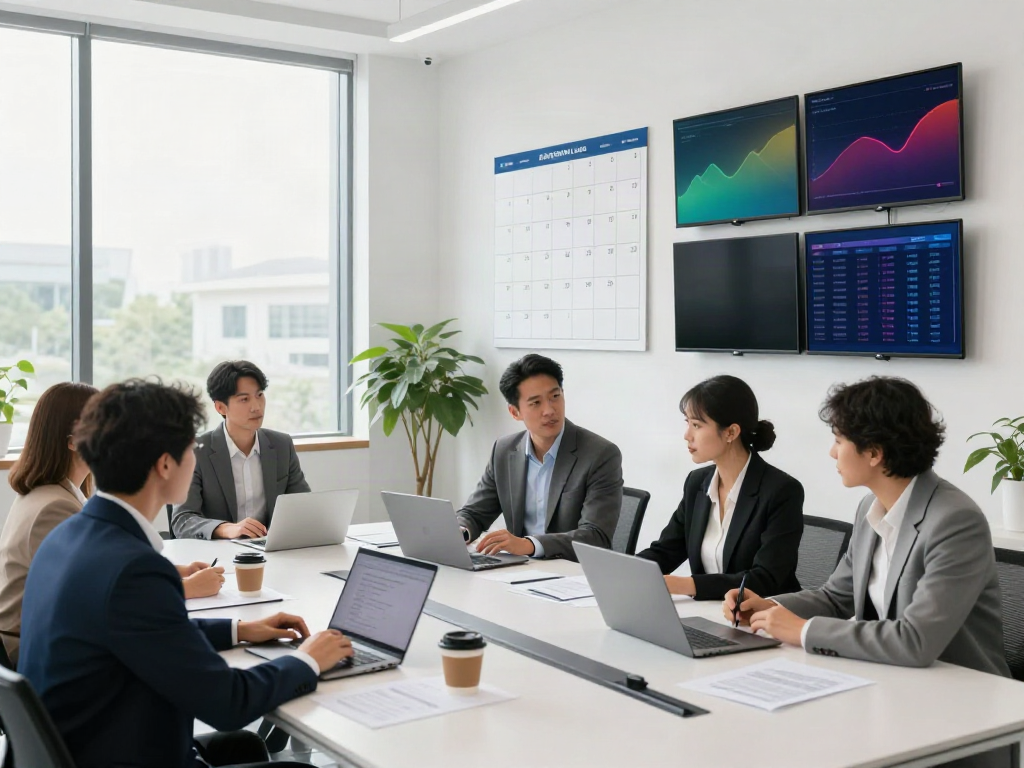 Payday Loans Co Alberta advisors discussing financial solutions in a modern office.