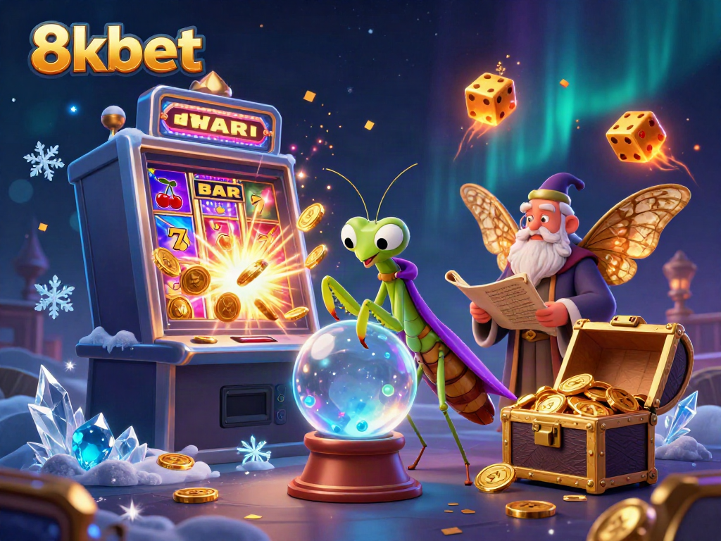Engage with 8xbet’s vibrant casino world featuring mystical characters and dynamic game elements.
