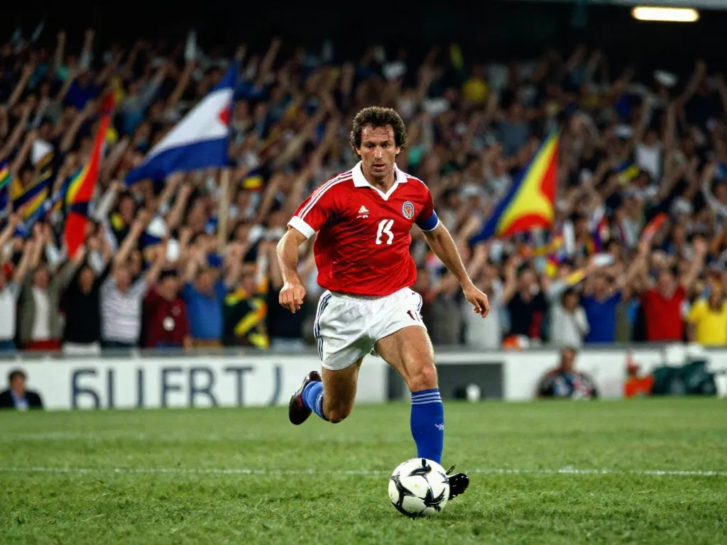 TOP10ตำนานนักเตะ in action during an iconic football match, showcasing skill and passion.