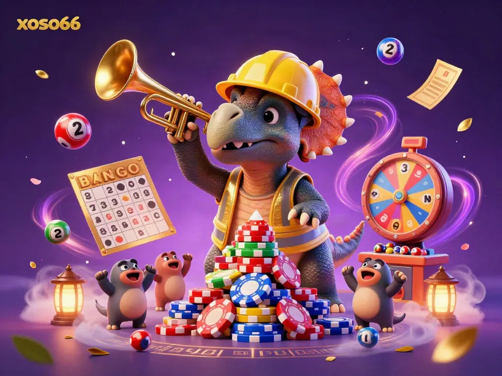 View xoso66's animated celebration of lottery excitement with vibrant characters and dynamic game elements.